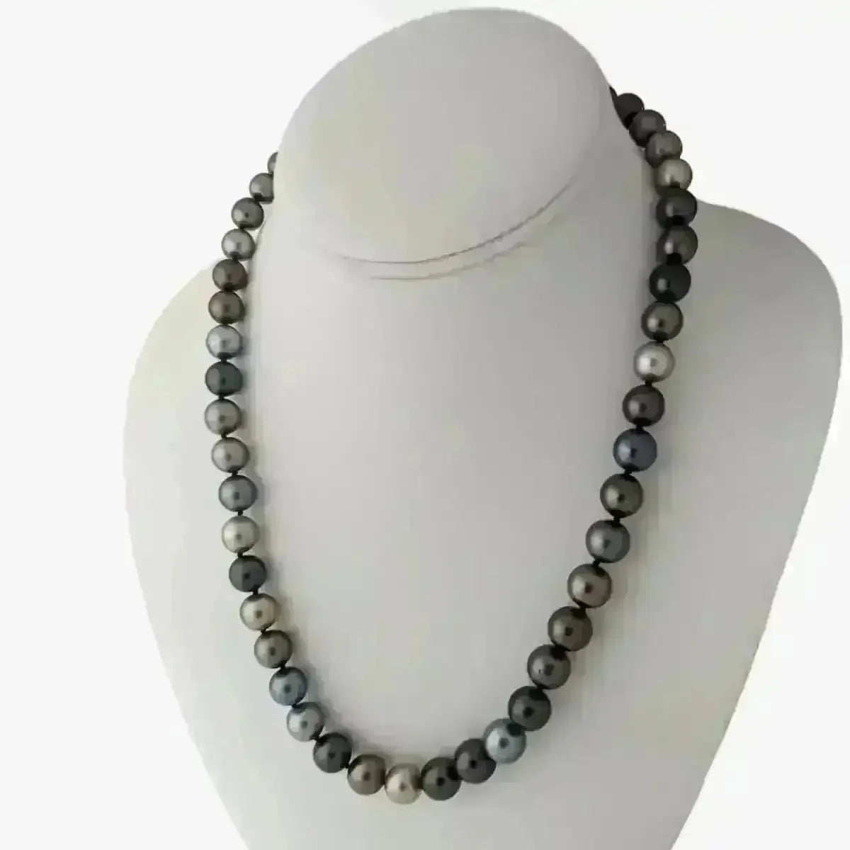 9 - 12mm Color Mix Tahitian Pearl Necklace - Marina Korneev