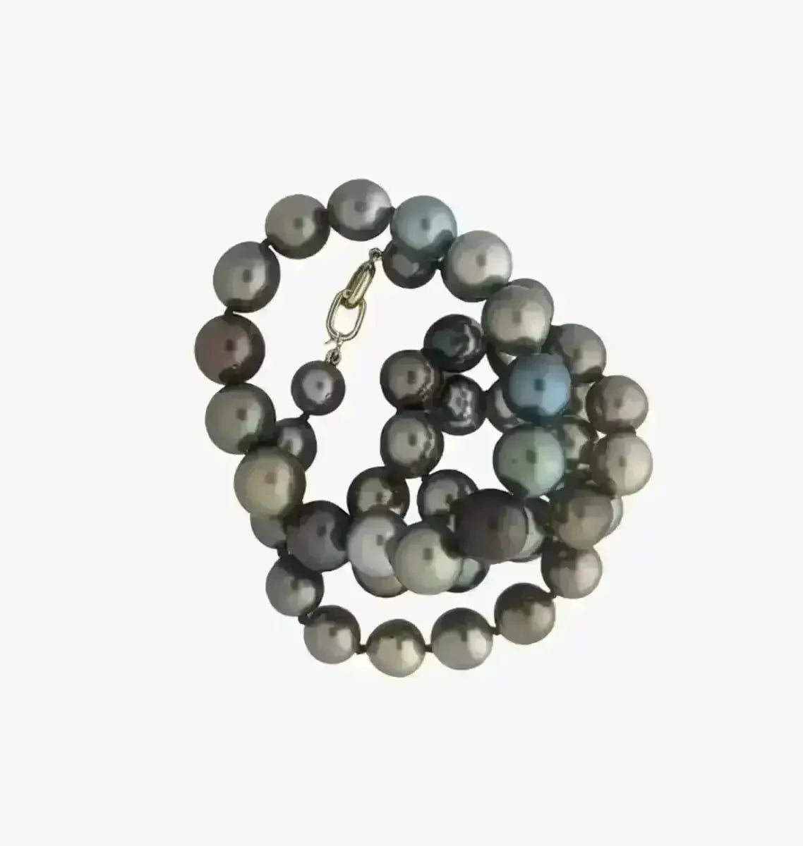 9 - 12mm Color Mix Tahitian Pearl Necklace - Marina Korneev