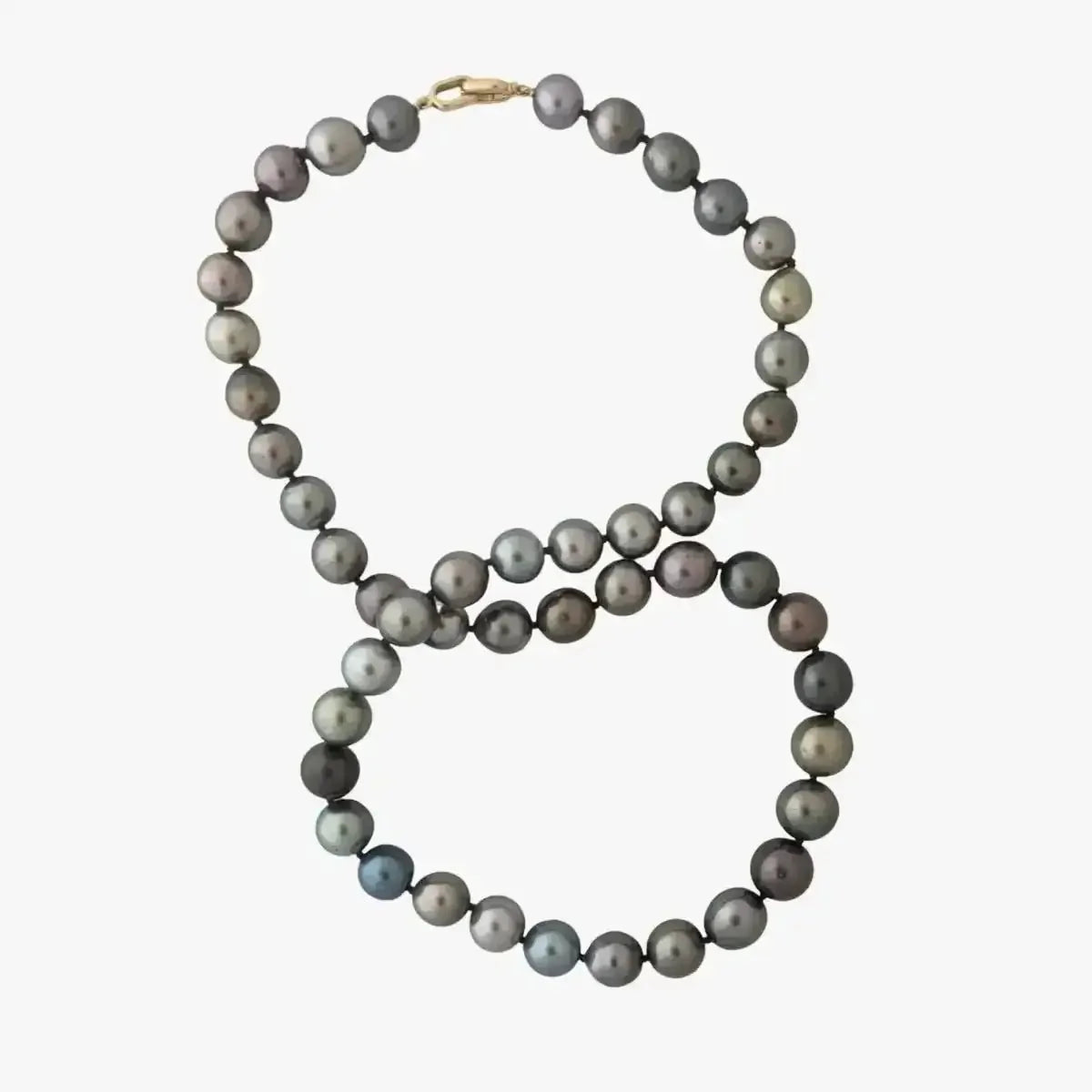 9 - 12mm Color Mix Tahitian Pearl Necklace - Marina Korneev