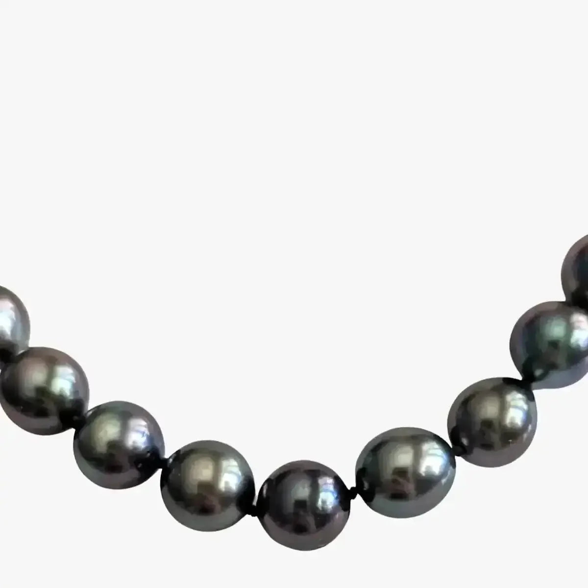 9 - 12mm Perfect Drops Tahitian Pearl Necklace - Marina Korneev