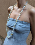 9 - 19mm Harvest Strand: White & Golden South Sea Pearl Necklace - Marina Korneev