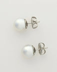 10-11mm White South Sea Pearl Stud Earrings - Marina Korneev Fine Pearls