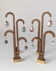 10 - 11mm Tahitian Pearl Dangle Lever - Back Earrings Elegant Earrings by Marina Korneev