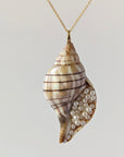 2.0 - 2.2mm Seed Freshwater Pearl and Shell Pendant Elegant Pendants by Marina Korneev
