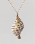 2.0 - 2.2mm Seed Freshwater Pearl and Shell Pendant Elegant Pendants by Marina Korneev