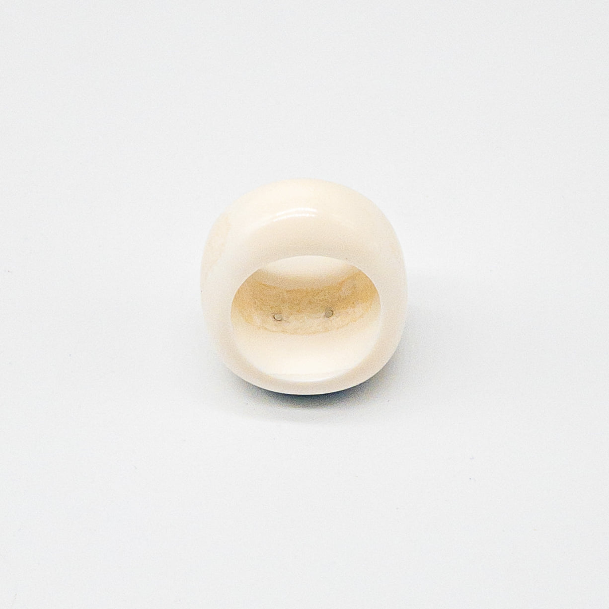 Vintage Walrus Tusk and Turquoise Ring - Marina Korneev