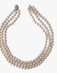 8.0-8.5mm Classic White Akoya Pearl Multistrand Necklace - Marina Korneev FP