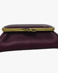 Dark Beet Genuine Leather Travel Bag - Marina Korneev