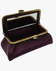 Dark Beet Genuine Leather Travel Bag - Marina Korneev