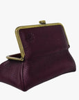 Dark Beet Genuine Leather Travel Bag - Marina Korneev