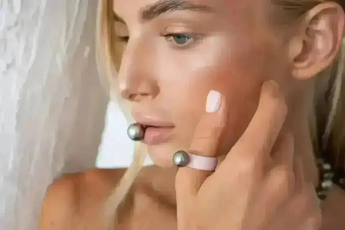 Bespoke Pearl and Ceramic Ring - Marina Korneev