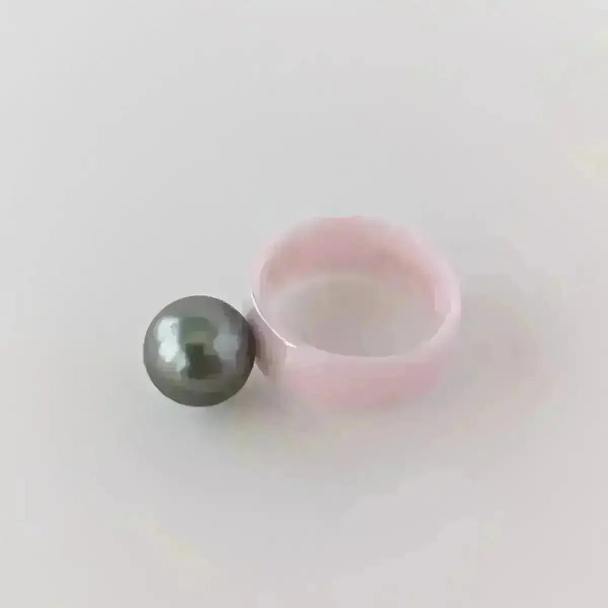 Bespoke Pearl and Ceramic Ring - Marina Korneev