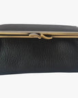 Black Handmade Genuine Leather Travel Bag - Marina Korneev