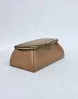 Camel Brown Handmade Genuine Leather Travel Bag - Cosmetic Bag