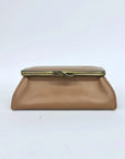 Camel Brown Handmade Genuine Leather Travel Bag - Cosmetic Bag