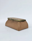 Camel Brown Handmade Genuine Leather Travel Bag - Cosmetic Bag