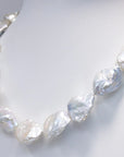 Chinese Freshwater Real Soufflé pearl necklace Marina Pearls