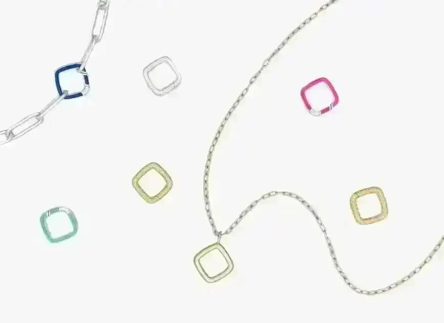 Cushion - Shaped Carabiner Clasp - Marina Korneev