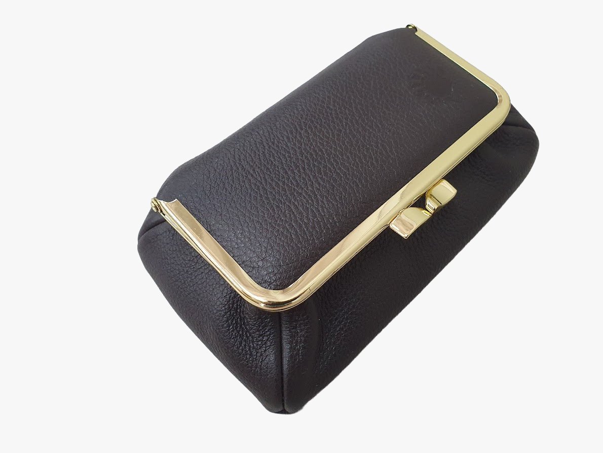 Dark Brown Genuine Leather Travel Bag - Marina Korneev