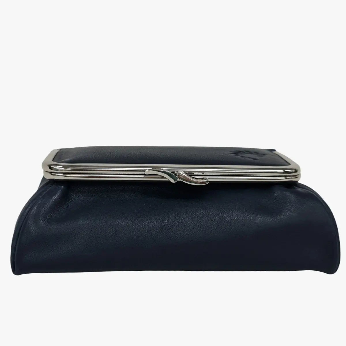 Dark Navy Genuine Leather Travel Bag - Marina Korneev