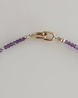 Edison Freshwater Pearls with Amethyst and 14K Yellow Gold Necklace Marina Pearls