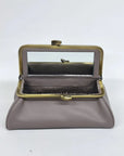 Elephant Gray Handmade Genuine Leather Travel Bag - Cosmetic Bag