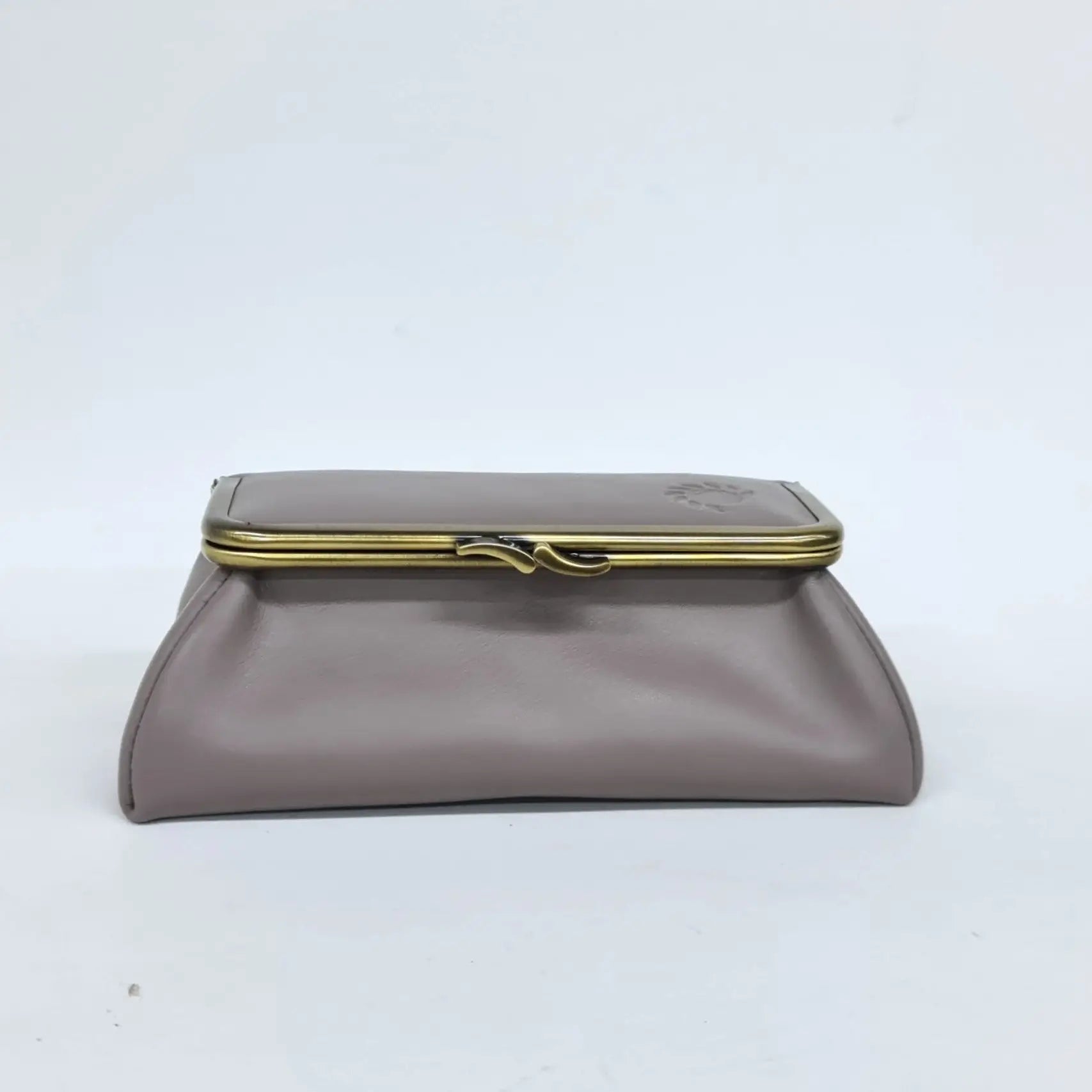 Elephant Gray Handmade Genuine Leather Travel Bag