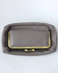 Elephant Gray Handmade Genuine Leather Travel Bag - Cosmetic Bag