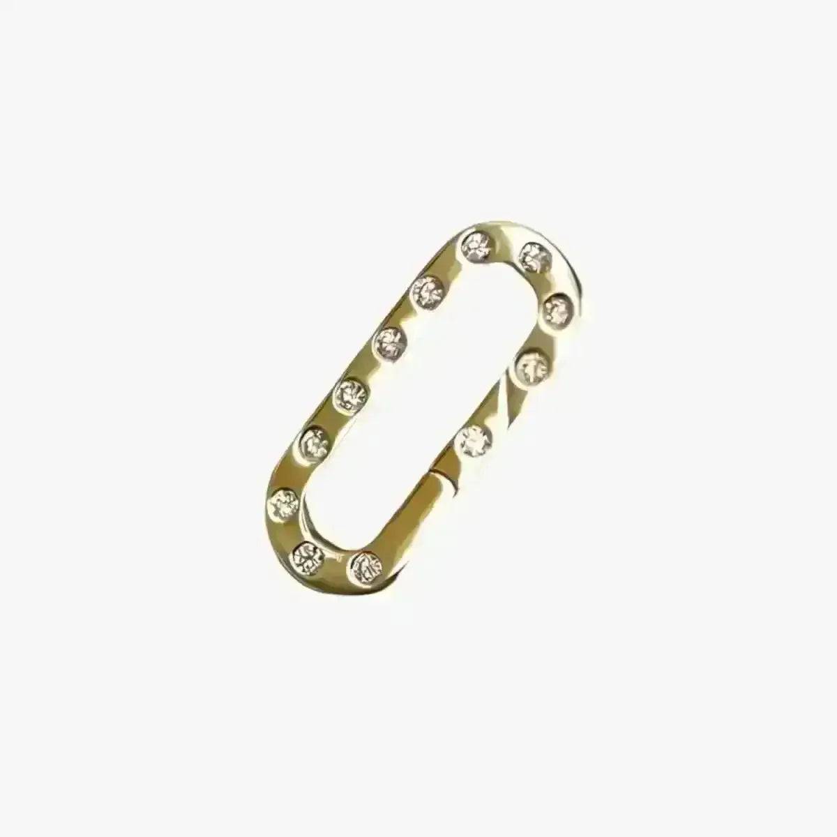 Elongated Flat Carabiner Clasp - Marina Korneev