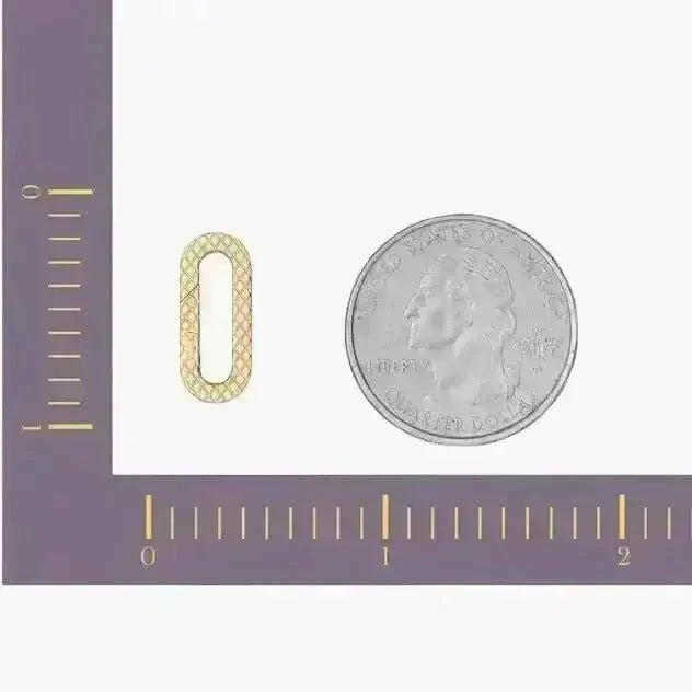 Elongated Flat Carabiner Clasp - Marina Korneev