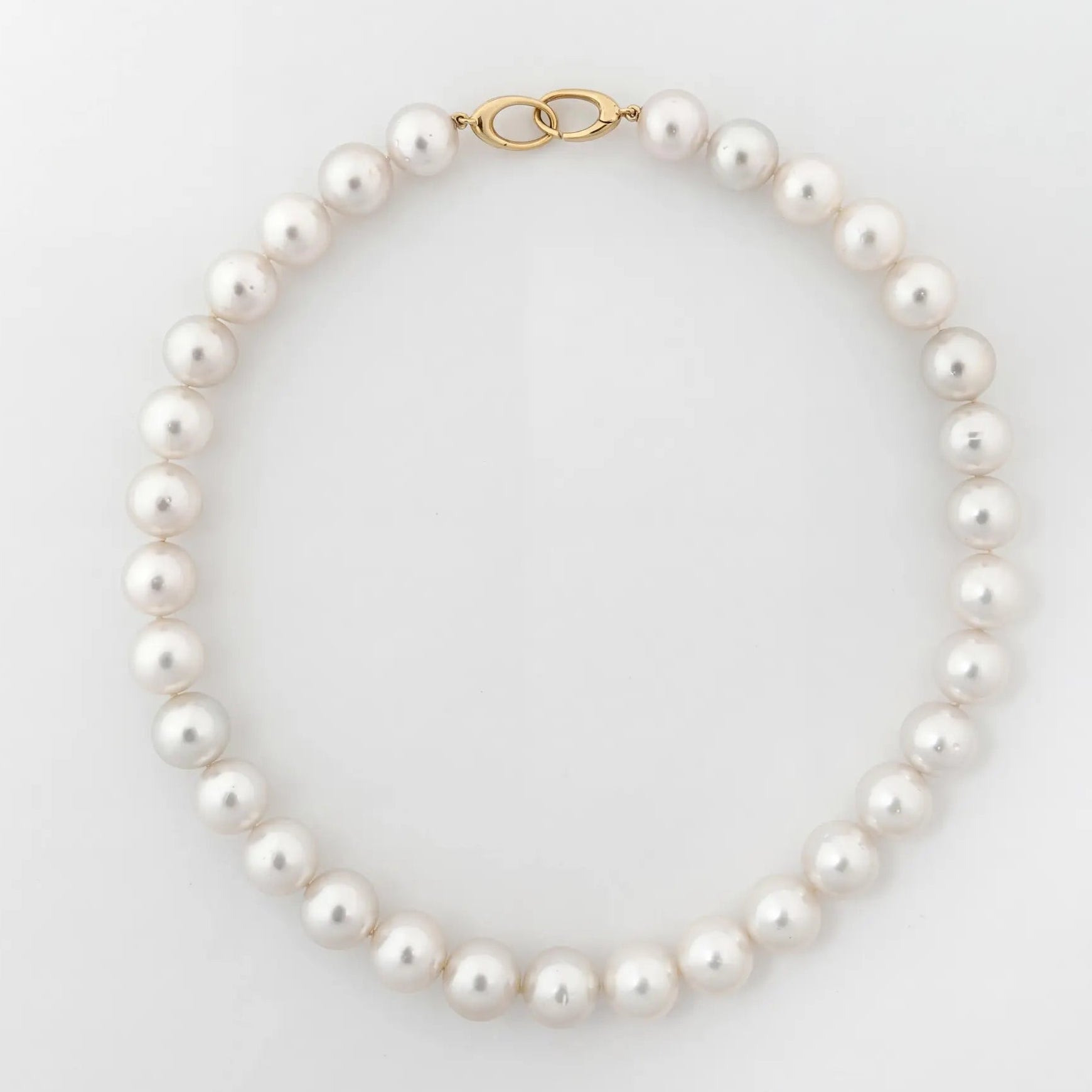 11-13mm White South Sea Pearl Necklace - Marina Korneev