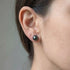 8-9mm DARK Tahitian Pearl Stud Earrings - Marina Korneev