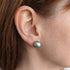 12-13mm Tahitian Pearl Stud Earrings - Marina Korneev