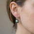 11-12mm Tahitian Pearl Diamonds Drop Earrings - Marina Korneev