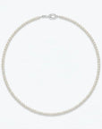 2.5 - 4.0mm White Baby Akoya Pearl Necklace Chain - Marina Korneev