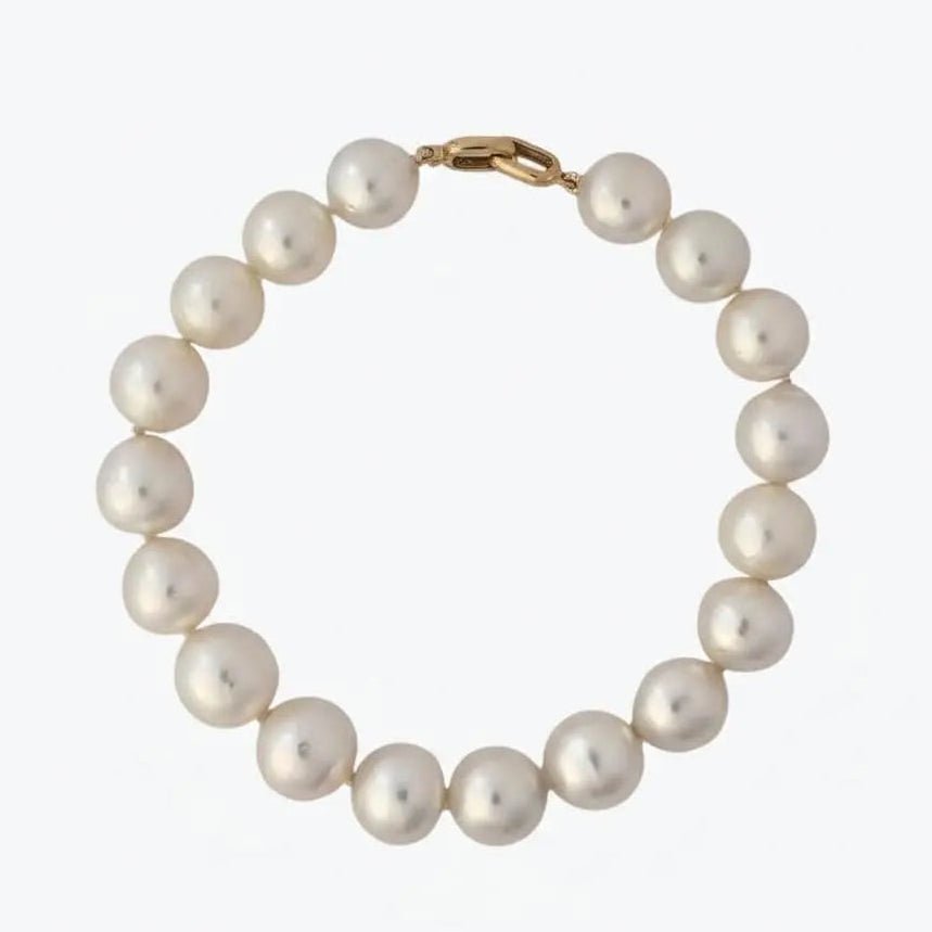 10 - 12mm White South Sea Pearl Bracelet - Marina Korneev