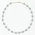 7.5 - 8.0mm Dyed Akoya Pearl Station Necklace Elegant Necklaces by Marina Korneev
