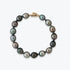 8 - 9mm Mixed Color Drops Tahitian Pearl Bracelet Elegant Bracelets by Marina Korneev
