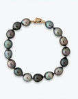 8 - 9mm Mixed Color Drops Tahitian Pearl Bracelet Elegant Bracelets by Marina Korneev