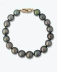 8 - 9mm Peacock Drops Tahitian Pearl Bracelet Elegant Bracelets by Marina Korneev