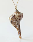 2.0 - 2.2mm Seed Freshwater Pearl and Shell Pendant Elegant Pendants by Marina Korneev