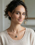 11 - 12mm Semi Round Tahitian Pearl Pendant Elegant Pendants by Marina Korneev