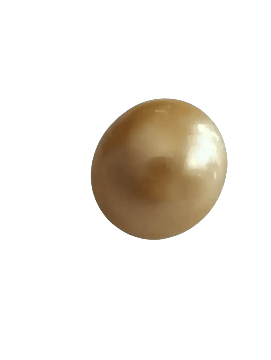 GSSSP002 - 14 - 15mm Single Golden South Sea Pearl - Marina Korneev