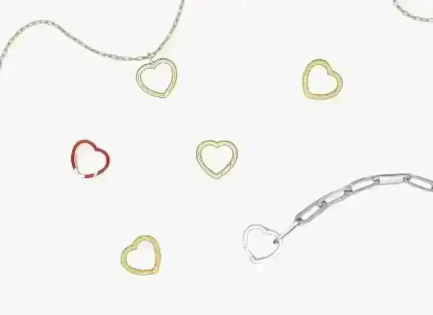 Heart - Shaped Carabiner Clasp - Marina Korneev