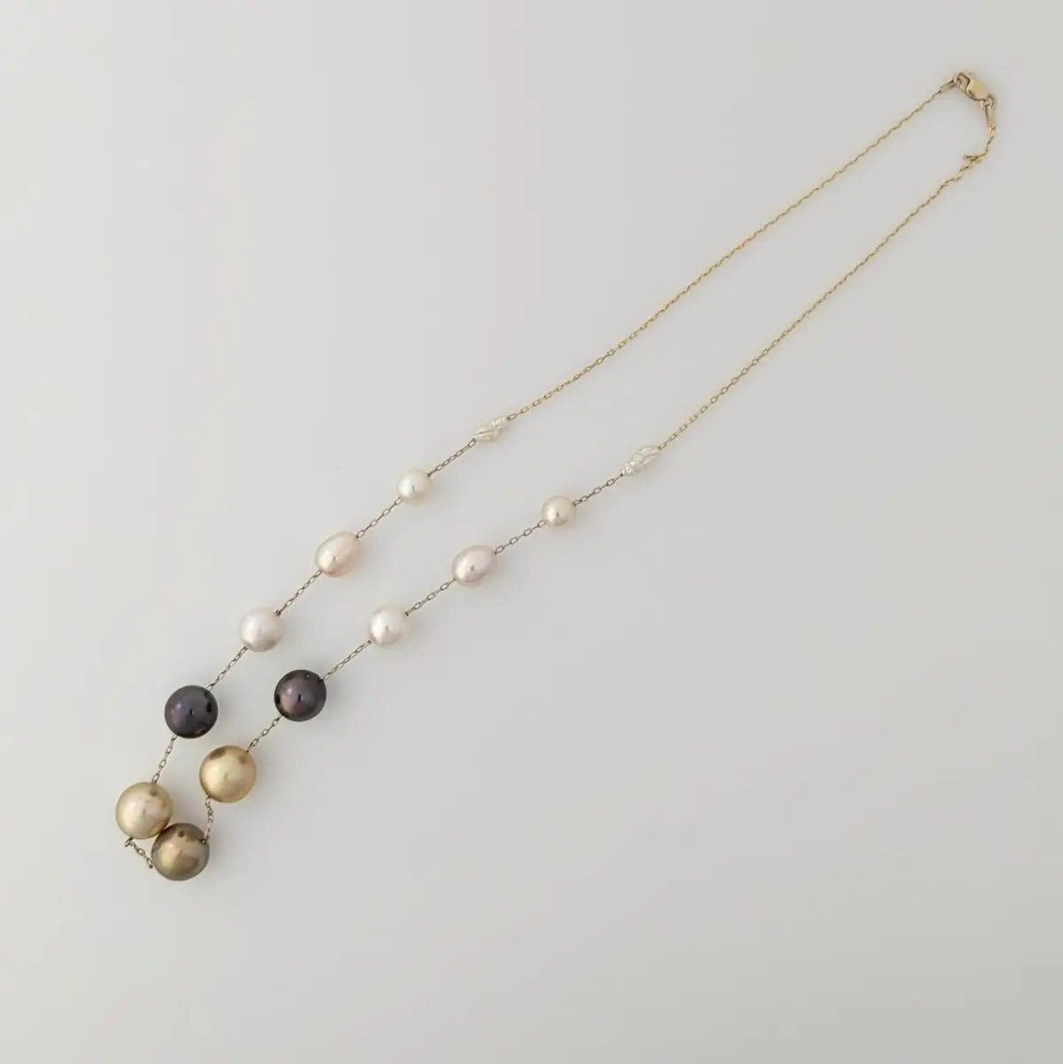 ’History of Pearls’ Pearl Station Necklace - Necklaces