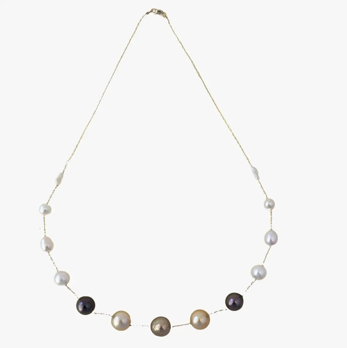 ’History of Pearls’ Pearl Station Necklace - Necklaces