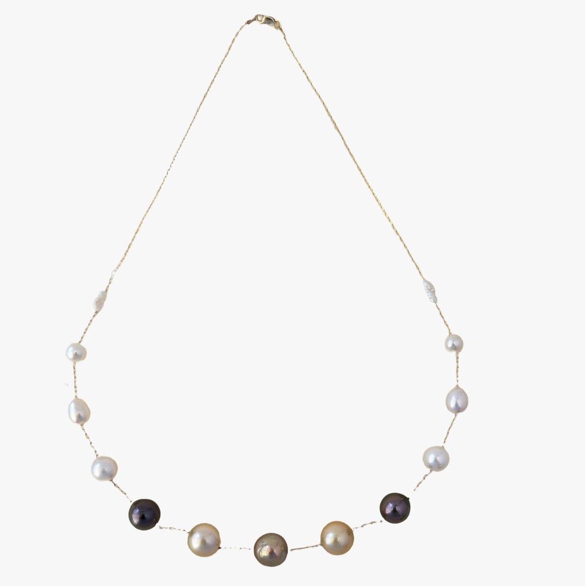 'History of Pearls' Pearl Station Necklace - Marina Korneev