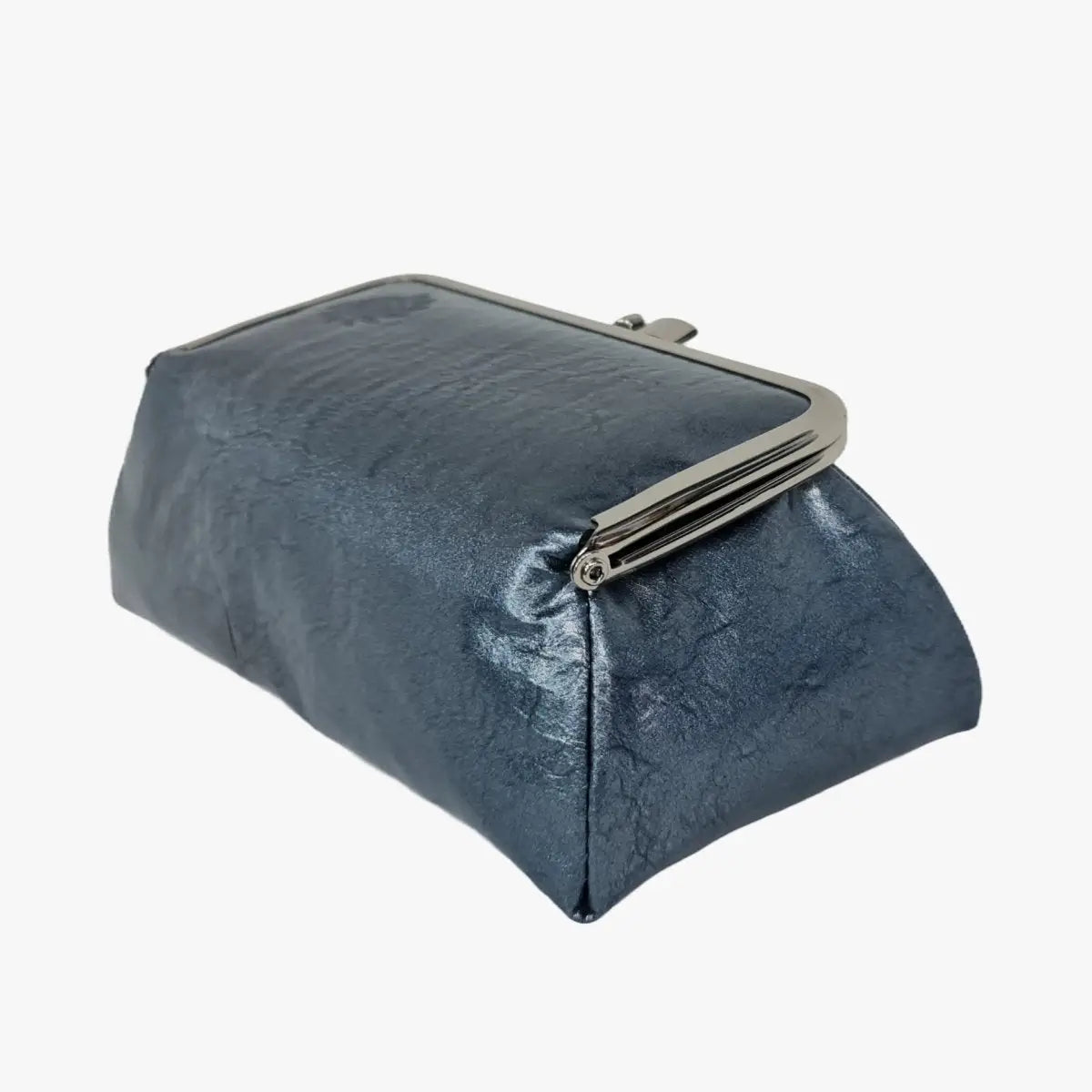 Icy Blue Genuine Leather Travel Bag - Marina Korneev