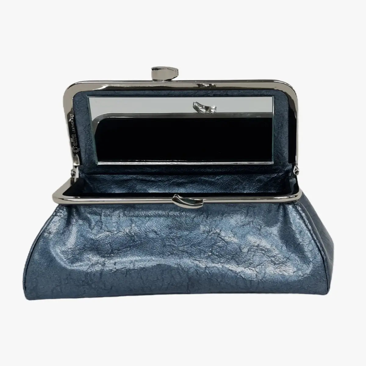 Icy Blue Genuine Leather Travel Bag - Marina Korneev