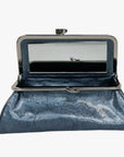 Icy Blue Genuine Leather Travel Bag - Marina Korneev